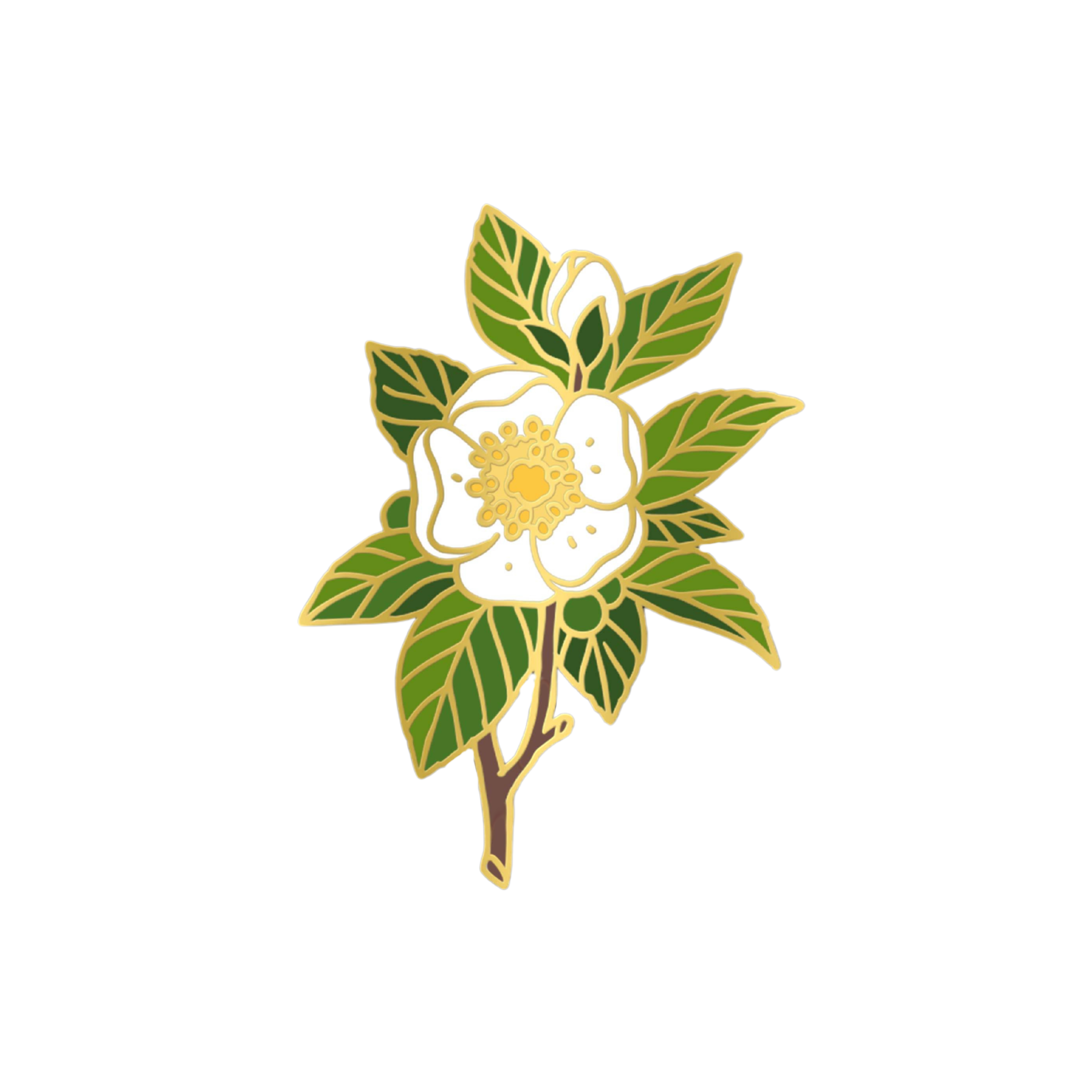 Camellia Coven Enamel Pin
