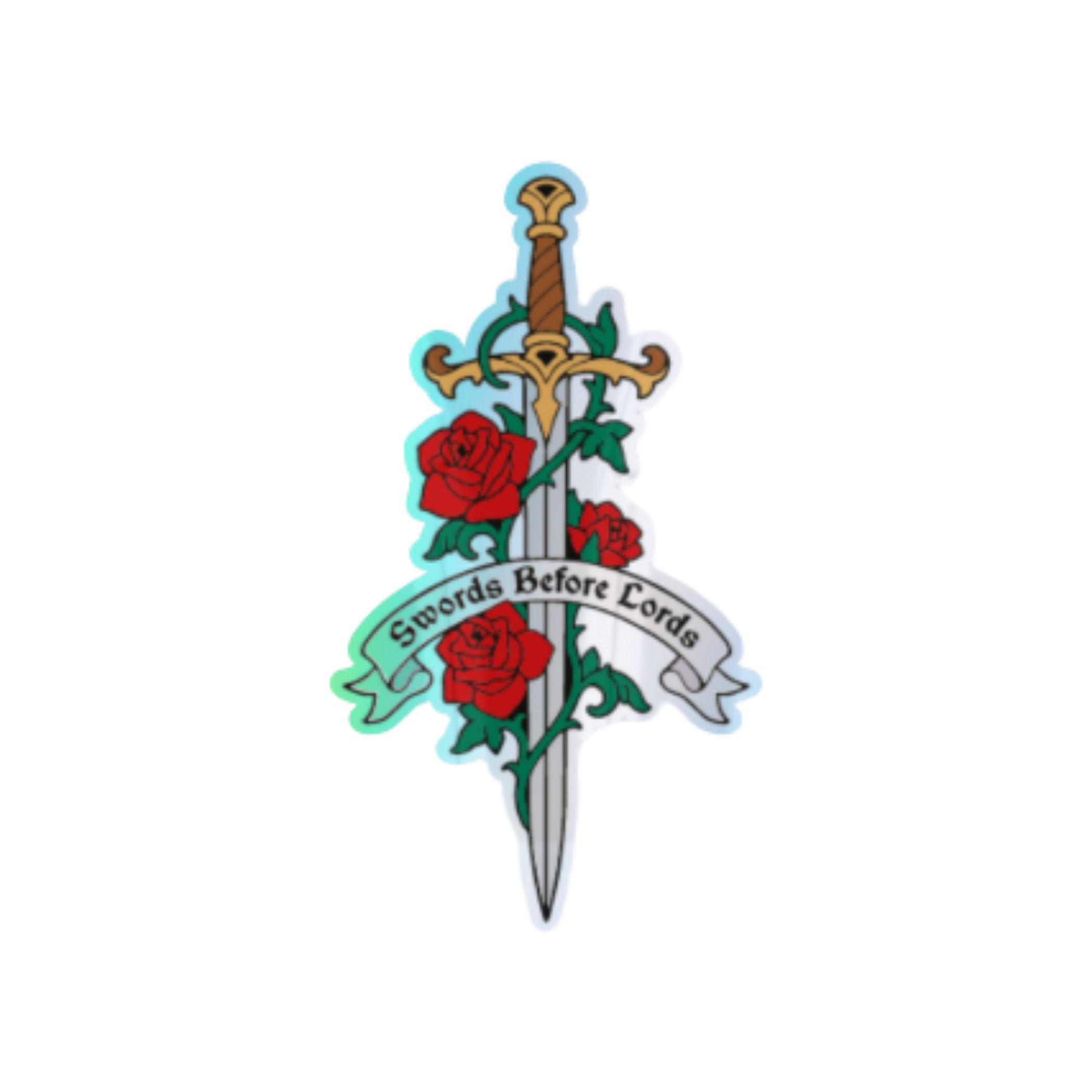 Swords Before Lords Sticker